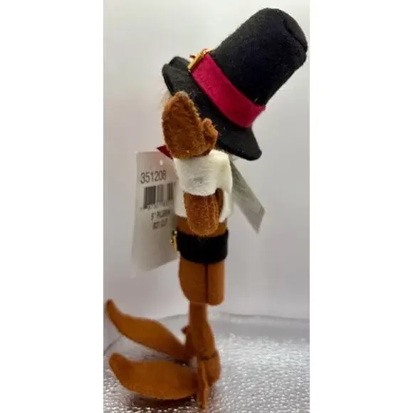 Annalee Pilgrim Boy Elf 2008 Annalee Mobilitee 9" Doll 351208 - Tag - Picture 5 of 8